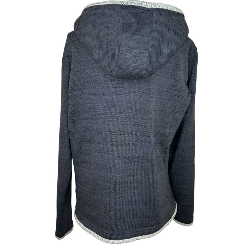 Kuhl Black Hooded Zip-Up Jacket with Light Gray Sherpa Lining - Picture 10 of 10